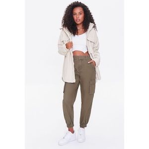 Hooded Dolphin-Hem Jacket